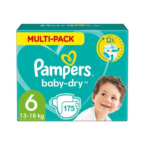 Pampers Baby-Dry Taille 6 175 Couches (13-18 Kg)