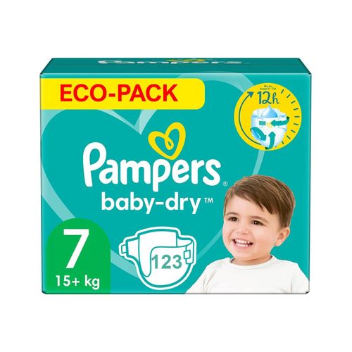 Pampers Baby-Dry Taille 7 123 Couches