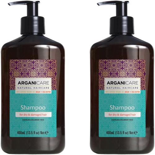 Chenquansarl-Gamme Argan | Shampoing Nourrissant & Hydratant | Fortifie | Huile D'argan Bio | Soin Pour Cheveux | Cheveux Secs Et Abîmés | Lot De 2x400 Ml 