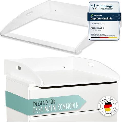Chenquansarl-Malm Table ¿¿ Langer Pour Commode Ikea Malm [73 X 70 X 13 Cm] ¿C Table ¿¿ Langer De Qualit¿¿ Sup¿¿Rieure Avec Fixation De S¿¿Curit¿¿ ¿C 100 % Anti-Basculement ¿C (Malm)