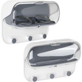 ChenQuanSarl-Lot De 2 Supports Muraux Pour Clés Et Lunettes De
