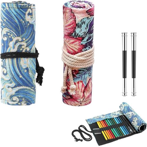 Chenquansarl-Trousse Crayon Multifonctionnelle ¿ Pochette Crayon De Couleur Pratique, Trousse À Crayon Pour Crayons De Dessin Et D'art, Trousse Feutre Efficace