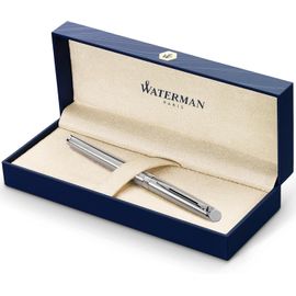 Chenquansarl-Hémisphère Stylo Roller | Acier Inoxydable Avec Attributs Chromés | Pointe Fine | Encre Noir | Coffret Cadeau