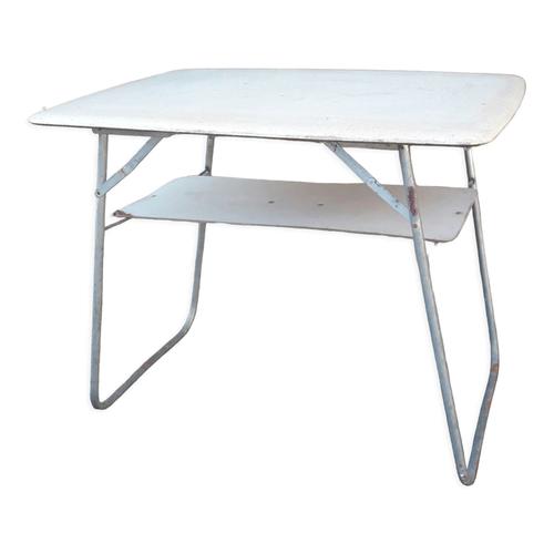 Table De Camping Pliante Vintage Kettler Gris