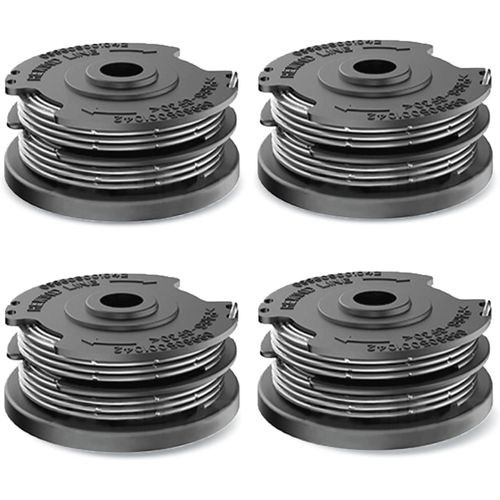 YEMAESRE-4 Pièces De Bobines De Fil Pour Bobines De Coupe-Herbe Bosch, Bobine De Remplacement De Fil En Nylon Pour Coupe-Bordures Bosch F016800351 Art 24, 27, 30 Et Art 30-36 Li (6,1 M X Ø1,65 Mm)