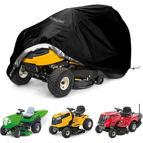 YEMAESRE-Housse De Tracteur De Jardin, Housse Tondeuse Autoportée, Bâche En Tissu Oxford 420D Coupe-Vent, Anti-Pluie, Anti-Poussière Et Anti-Uv (L250 X W110 X H110Cm)