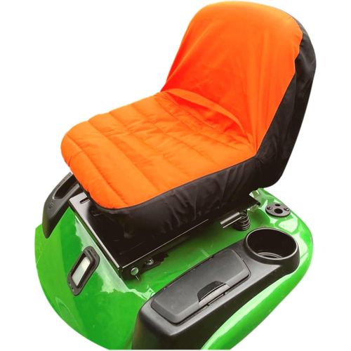 YEMAESRE-Housse De Siège Pour Tondeuse Et Tracteur - Housse De Protection Pour Sièges De Tondeuses Et Tracteurs - Durable, Imperméable, Hydrofuge Pour Tondeuses Et Tracteurs (Orange)
