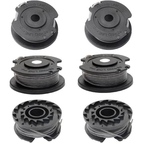 YEMAESRE-6 Bobine Fil Coupe Bordure Convient Pour Bosch Easygrasscut 18¿23 ¿26¿ 18-230,18-260, Art 23/26 Sl Coupe-Herbe F016800569 F016800385¿ 1,65 Mm 4.9 M¿