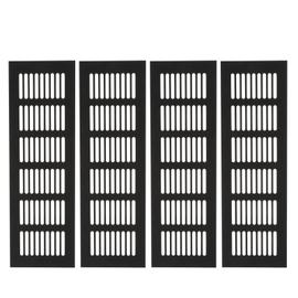 2 pièces de grille de ventilation rectangulaire, grille de ventilation en  aluminium, grille de ventilation extérieure 80x250mm