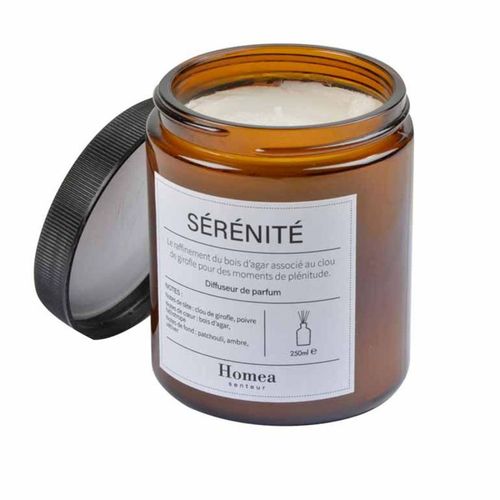 Paris Prix - Bougie Verrine Parfumée "apothicaire" 200g Sérénité