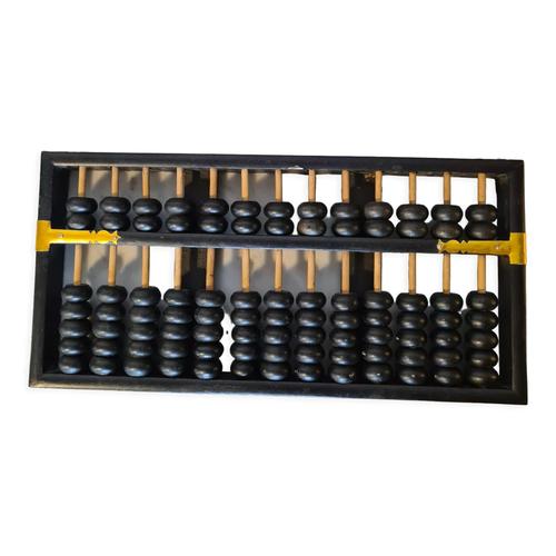 Outil De Comptage Chinois Traditionnel Abacus Noir