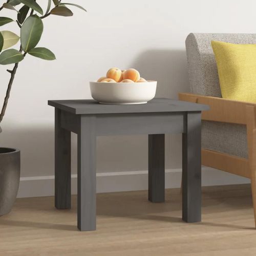 Table Basse En Bois Massif De Pin | 35x35x30 Cm, Design Minimaliste, Cadre Stable, Gain De Place