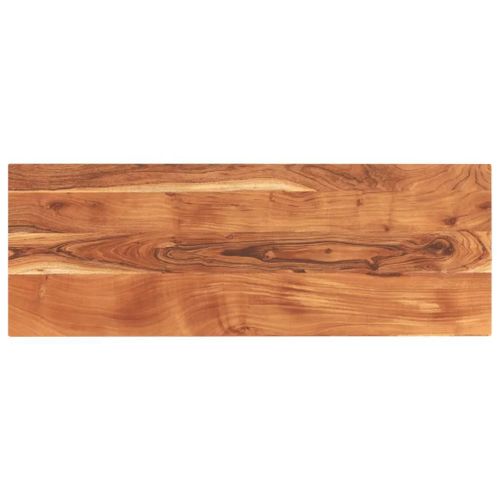 Dessus De Table Rectangulaire En Bois Massif D'acacia | 160x50x2,5 Cm, Rustique, Polyvalent, Gain De Place
