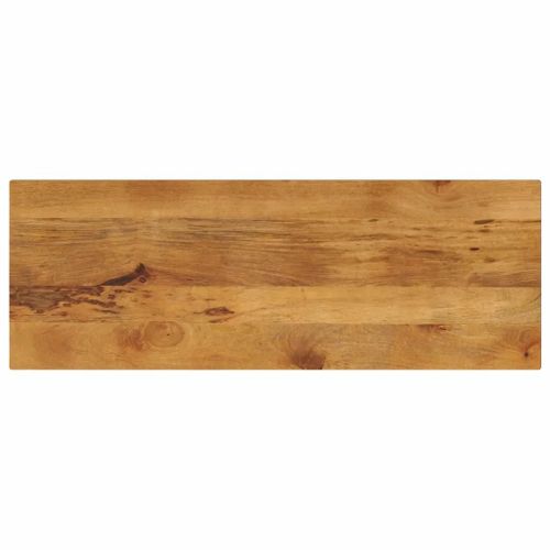 Dessus De Table 140x50x2,5cm Rectangulaire En Bois Massif Manguier | Rustique, Polyvalent, Surface Facile A Nettoyer