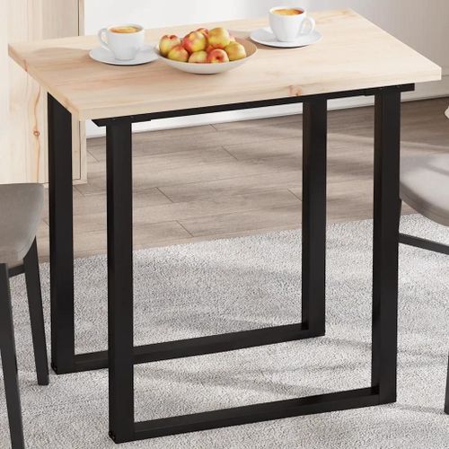 Dessus De Table 80x50x2,5 Cm En Pin Massif | Rectangulaire, Design Rustique, Surface Facile A Nettoyer, Polyvalent