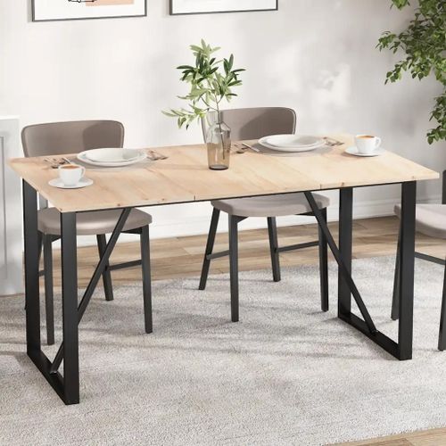 Dessus De Table 3 Pcs En Bois Pin Massif | 80x47x1,7cm Rectangulaire, Design Rustique, Surface Facile A Nettoyer, Multifonctionnel