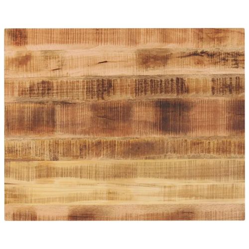 Dessus De Table Rectangulaire En Bois Massif De Manguier Brut | 200x100 Cm, Rustique, Gain De Place, Multifonctionnel