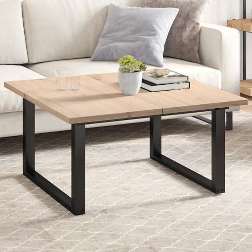 Dessus De Table En Pin Massif 2 Pcs | 90x45x2,5 Cm Rectangulaire, Rustique, Gain De Place, Multifonctionnel