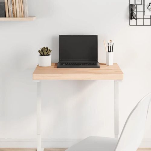 Dessus De Table 60x40x4 Cm En Bois Massif De Hetre | Rectangulaire, Compact, Gain De Place, Multifonctionnel