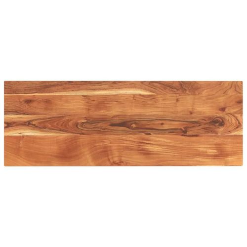 Dessus De Table Rectangulaire En Bois Massif D'acacia | 140x50x3,8 Cm, Rustique, Polyvalent, Gain De Place