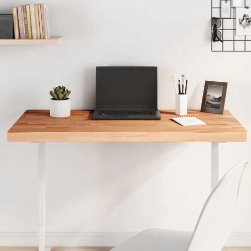 Dessus De Table 100x60x4 Cm En Bois Massif De Hetre | Rectangulaire, Compact, Gain De Place, Multifonctionnel