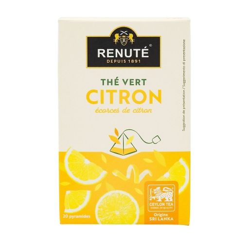 Thé Vert Au Citron - 20 Sachets - Boîte 32g