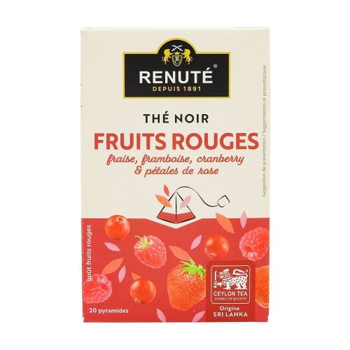 Thé Noir Aux Fruits Rouges - 20 Sachets - Boîte 32g