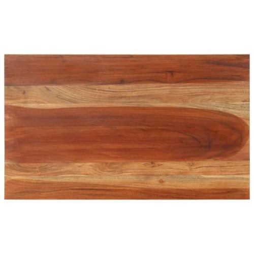 Dessus De Table En Bois Massif D'acacia | 15-16 Mm, 60x100 Cm, Rustique, Durable, Gain De Place