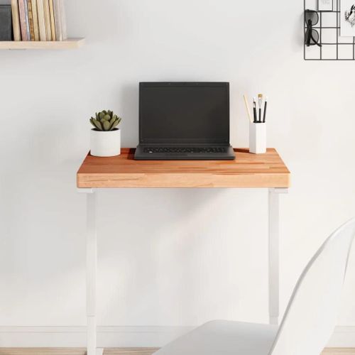 Dessus De Table 60x40x4 Cm En Bois Massif De Hetre | Rectangulaire, Compact, Gain De Place, Multifonctionnel