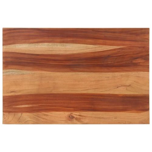 Dessus De Table En Bois Massif D'acacia | 15-16 Mm, 60x90 Cm, Rustique, Durable, Facile A Nettoyer