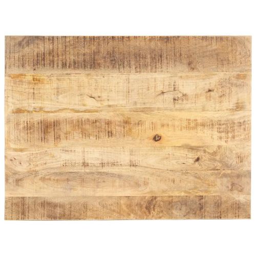 Dessus De Table En Bois De Manguier Massif | 15-16 Mm, 70x60 Cm, Rustique, Gain De Place, Multifonctionnel