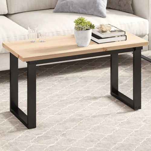 Dessus De Table Rectangulaire En Pin Massif 90x40x2,5 Cm | Rustique, Surface Lisse, Multifonctionnel, Gain De Place