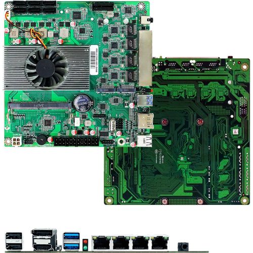 BAERTMY-Nas N100 Motherboard Carte Mères De Développement Ami Atx Microcontrôleur Board Ddr5 Micro Pour Int Core Processeurs