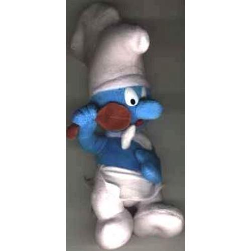 Peluche Italienne Kinder: Schtroumpf Cuisinier 2001