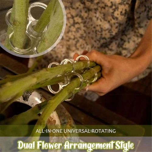 Spirale Ikebana Stem Holder Pour Fleurs Spirale Stem Holder Bouquet Twister Diy Floral Art Accessory 20 Trous
