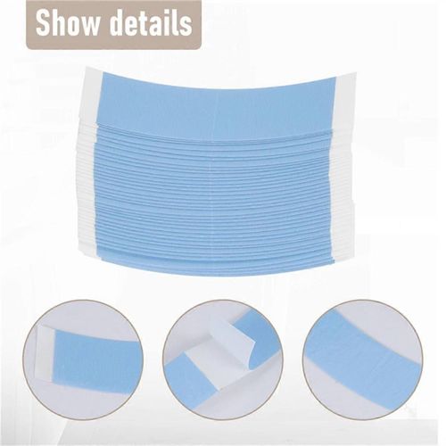 36 Pc/Sac Perruque Fixe Double Face Bande Cheveux Système Adhésif Étendu Perruque Bande Imperméable À L'eau Pour Toupet Dentelle Perruque Film