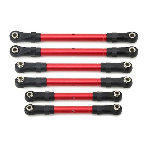 Biellette de traction de tringlerie de direction Biellette de direction pour biellette de direction Biellette de traction Biellette de direction pour Hoss/Slash / 4WD Rouge