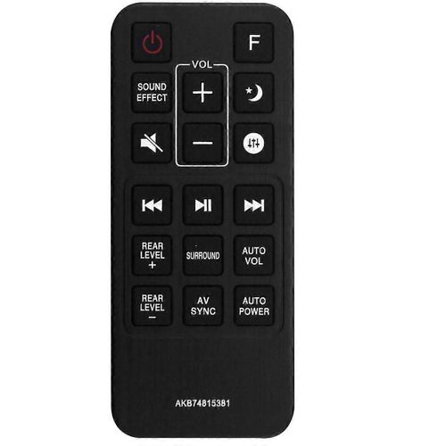 Remplacez AKB74815381 télécommande pour LG Sound Bar SJ7-C SPJ8B-W SJ7 SJ7C SPJ8BW Système de cinéma maison Systèmes de haut-parleurs