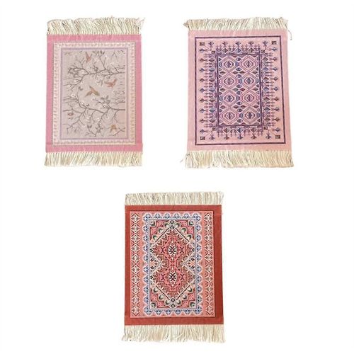 Mini Persan Tissé Sous-Verres Tapis Motif Sous-Verre Table À Manger Décoration Technologie A