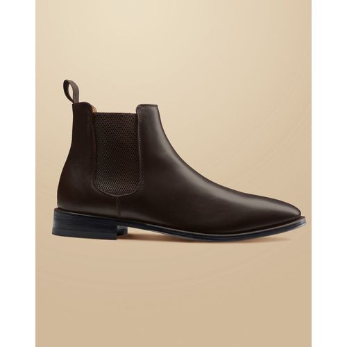 Bottes Chelsea En Cuir - Chocolat Foncé En Multicolore Pour Homme Par Charles Tyrwhitt - 42