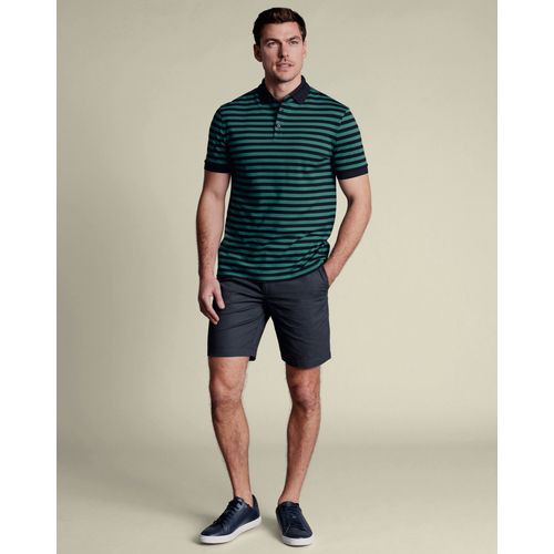 Shorts En Lin Et Coton - Bleu Marine Pour Homme Par Charles Tyrwhitt
