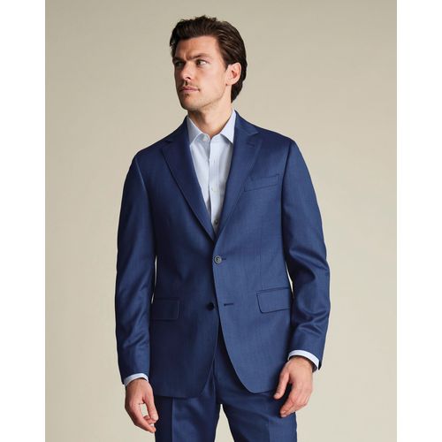 Veste De Costume Peau De Requin Ultimate Performance - Bleu Royal Pour Homme Par Charles Tyrwhitt