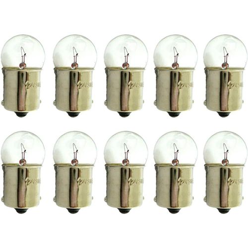 Ershi-10 Pièces D'ampoules Halogènes 12v Pour Voiture (G18,5 Ba15s R5w 12v 5w)[602]