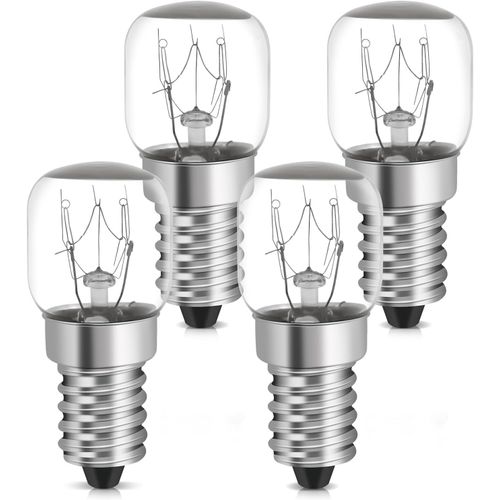 Ershi-4x Ampoule Frigo 15w E14 Blanc Chaud Résistante À 300 °C (2700k, St22,22mm Lot De 4 Lampes De Four T22 Pour Four, Bbq, Sauna[2