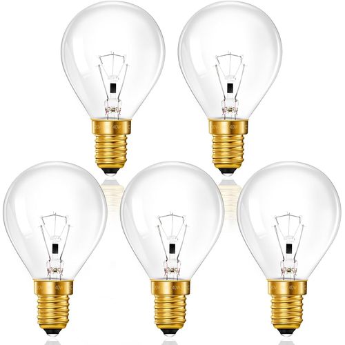 Ershi-Ampoule De Four Dimmable,5xlampes De Four E14 G45 40w Résistant Jusqu'à 300 Degrés°C 2700k,Pour Four, Fours Grill, Lampes À [2