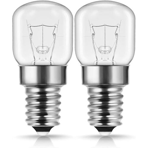 Ershi-Pack De 2 Ampoules - E14, 15w, Blanc Chaud 2700k - Intensité Variable, Convient Pour Four, Micro-Ondes, Lampes Au Sel[3184]