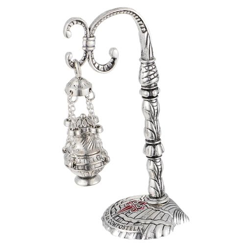 Brûleur d'encensoir d'église ornement religieux cadeau de croix aromathérapie décorative maison en fer