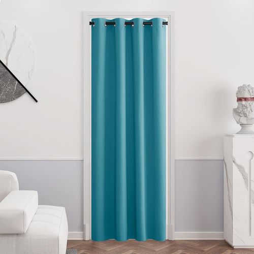 Ershi-Rideau Bleu - Décoration De Fenêtre Isolation Thermique Rideaux Draperies Avec Oeillets Pour Enfant Bébés Adulte Chambre, La[6