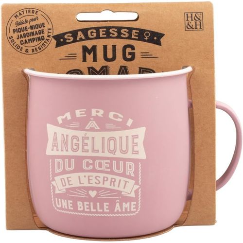 Ershi-Mug Nomade - Mug À Thé Et Café Personnalisé Angélique - Cadeau Pour Femme[91]