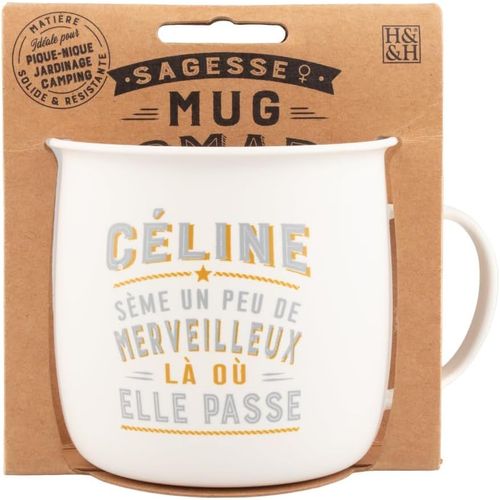 Ershi-Mug Nomade - Mug À Thé Et Café Personnalisé Céline - Cadeau Pour Femme[97]
